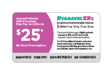 DYANAVEL XR Liquid Savings Card